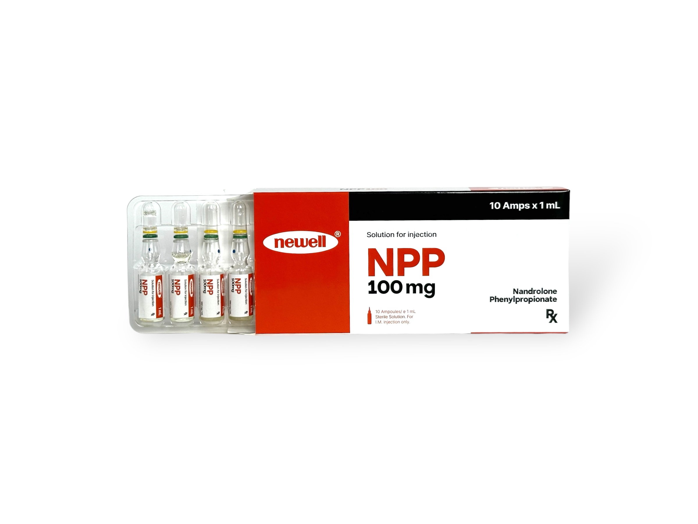 NANDROLONE PHENYLPROPIONATE 100MG 10 X 1ML AMPOULES